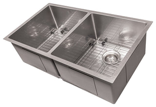 33" Anton Undermount Kitchen Sink  Fingerprint Resistant Stainless Steel