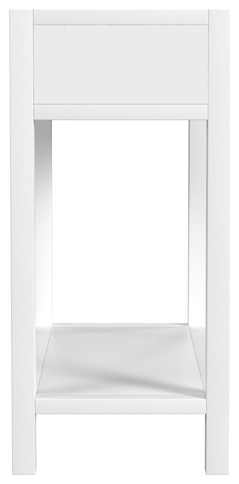 Butler Specialty Lark 30" White Wood 1-Drawer Nightstand