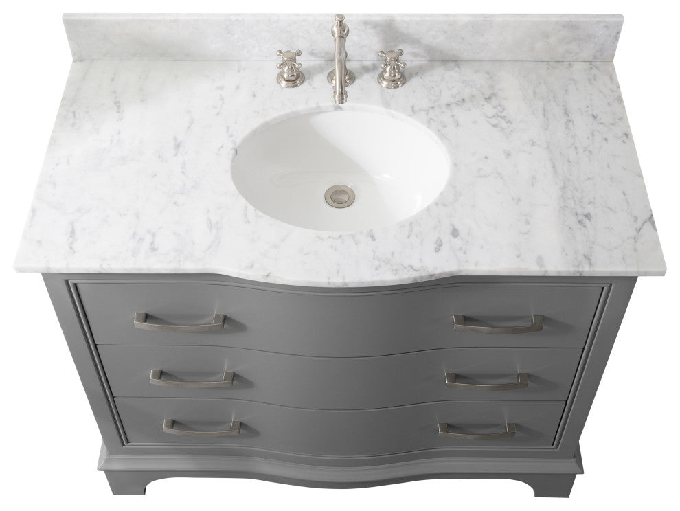 Monroe 42" Bathroom Vanity, Gray