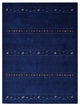 HAND KNOTTED LOOM SILK ECO-FRIENDLY AREA RUGS-Rectangle,Dark Blue,Contemporary