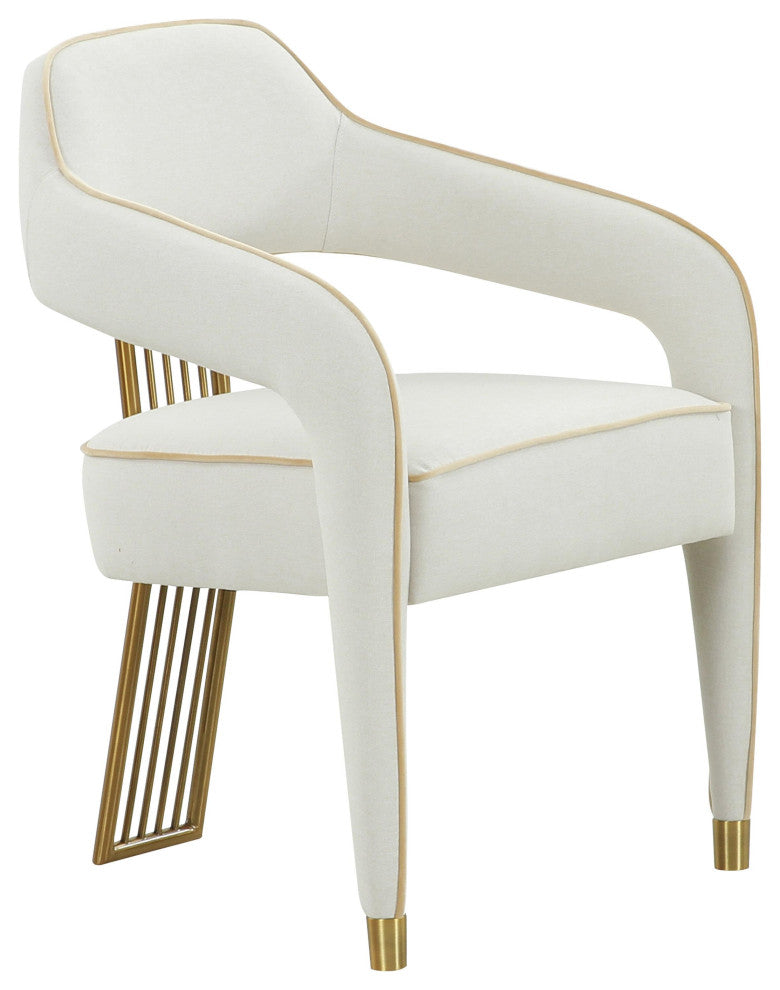Corralis Cream Linen Dining Chair