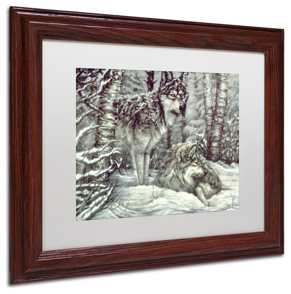 Jenny Newland 'Bedding Down' Matted Framed Art, 14x11