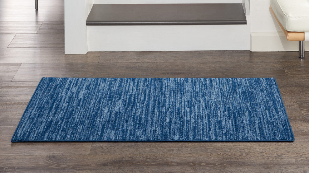 Nourison Essentials 2' x 4' Navy Blue Outdoor Area Rug