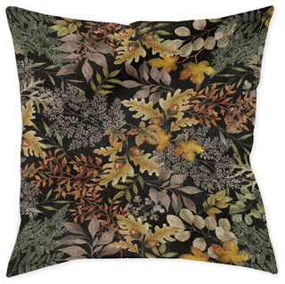 Laural Home Sophisticated Autumn 17" x 18" Woven Decorative Pillow