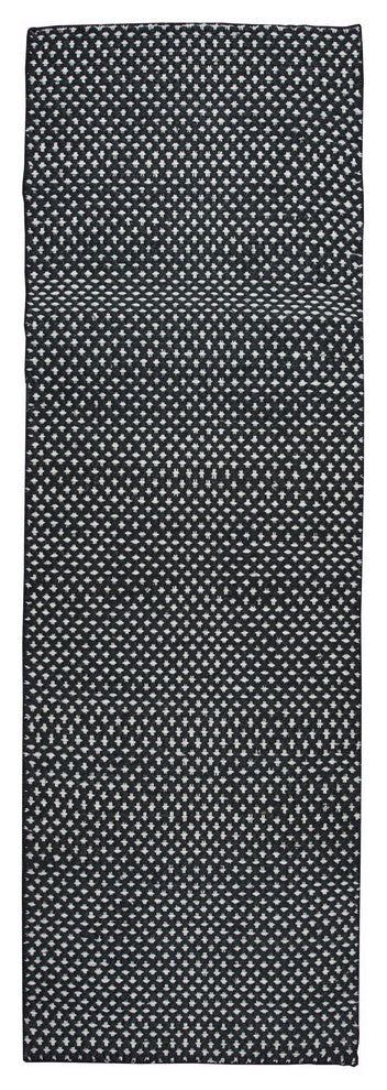 Rizzy Home Ellington EG9038 Black Pattern Area Rug, Rectangular 3'x5'