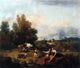 Francesco Zuccarelli Landscape Premium Canvas Print