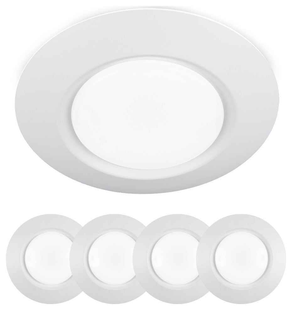 I Can't Believe It's Not Recessed LED Energy Star Flush Mount, White