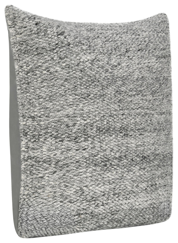 Stella Recycled Fabric Fabric Throw Pillow by Kosas Home, Gray, 26x26