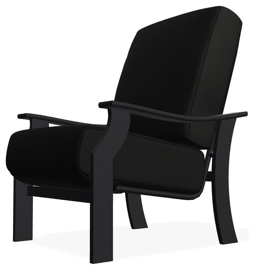 St. Catherine Deep Seat Outdoor Armchair, Black/Black