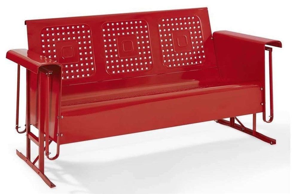 Bates Sofa Glider, Red