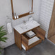 Sortino 36" Bathroom Vanity With Sink, Rosewood