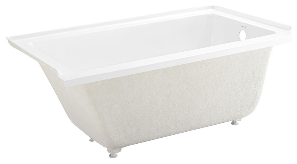 Voltaire Acrylic With Integral Tile Flange, 60"x30", Right Hand Drain