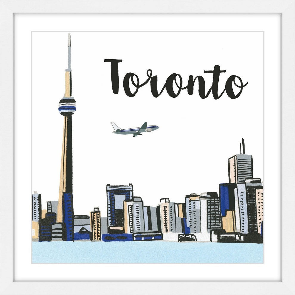 "Toronto Lakeview" Framed Print by Molly Rosner