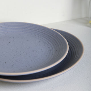 Stone Lain Lauren Stoneware 32 Piece Dinnerware Set, Light Gray