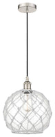 Innovations 616-1P-PN-G122-10RW-LED 1-Light Mini Pendant, Polished Nickel