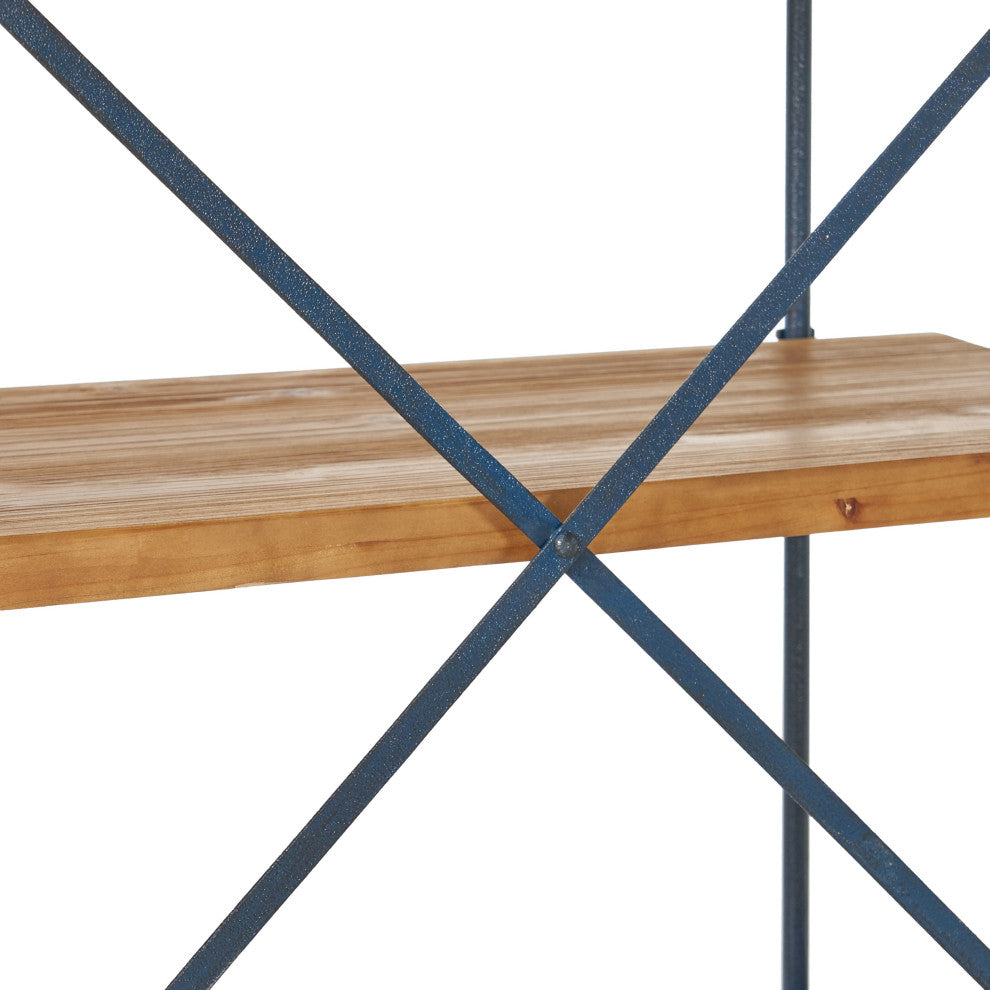 Mercia Industrial 5 Shelf Firwood Bookcase