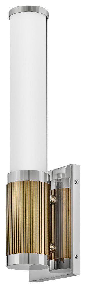 Hinkley Zevi Medium Led Vanity, Polished Nickel