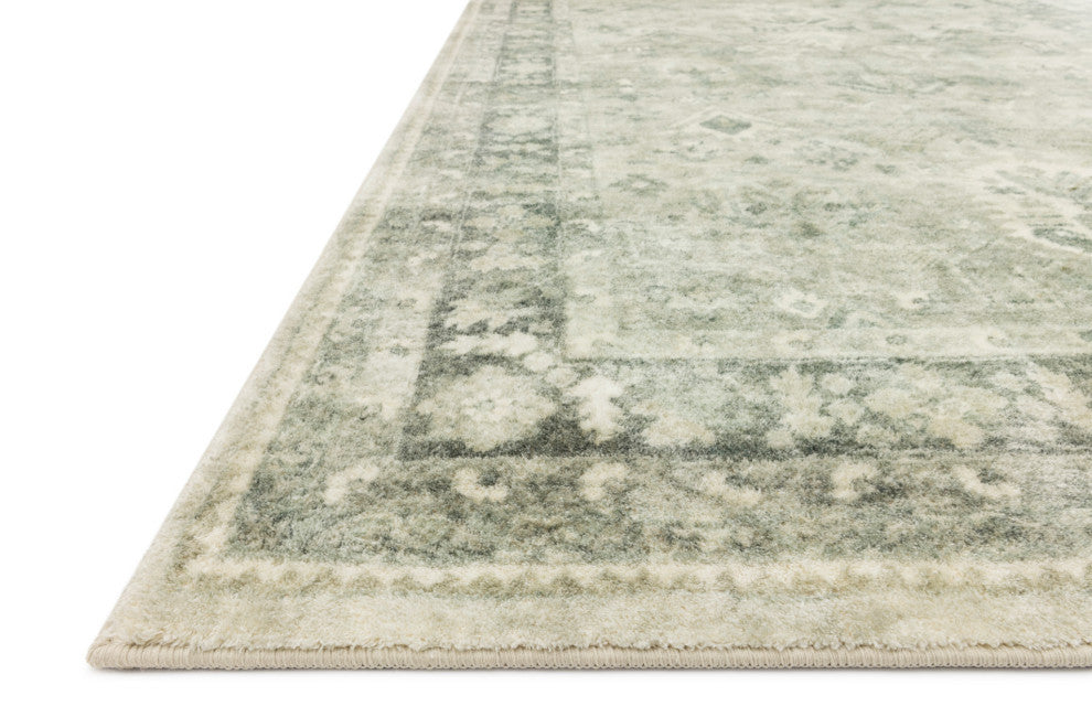 Loloi II Rosette Grey/Ivory Plush Area Rug, 2'-2" X 5'