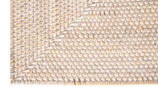 Loma Rattan Rectangular Placemat, Set of 2 Pieces, Latte