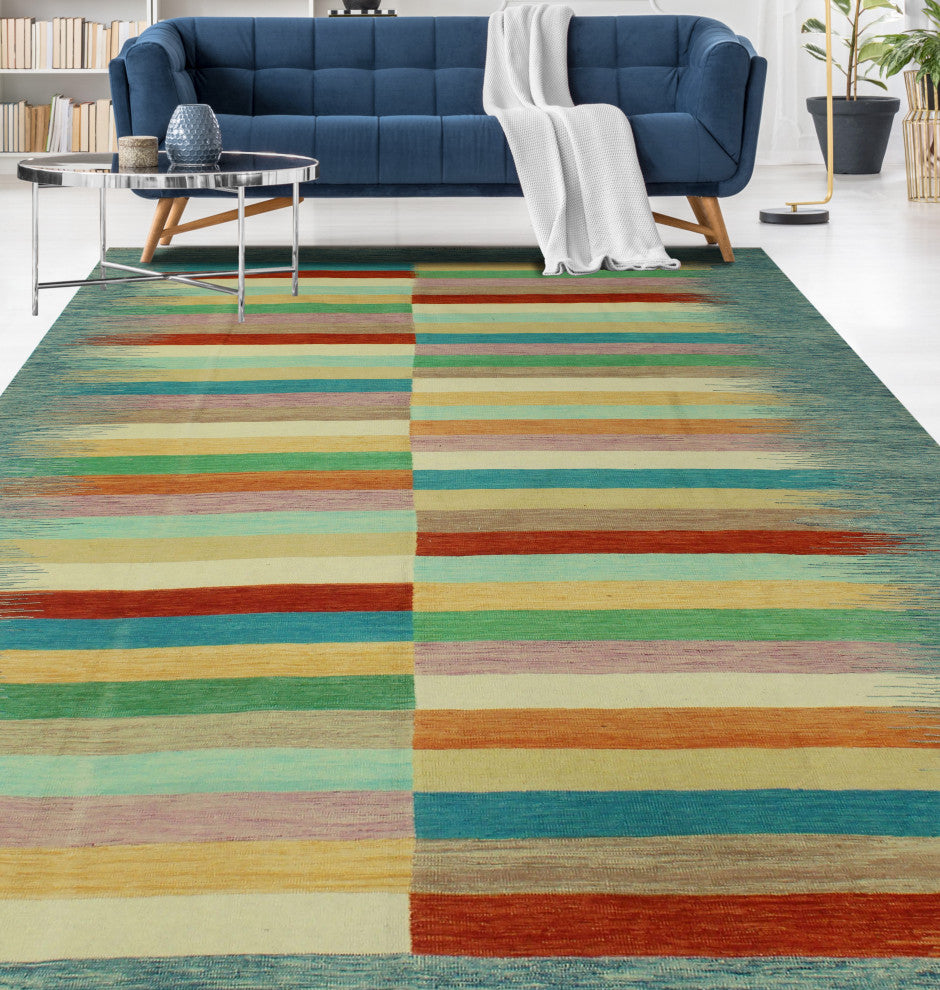 Winchester Kilim Saya Blue Rug