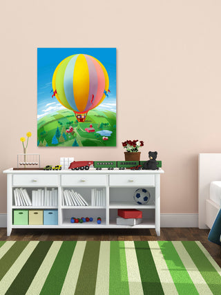 "Long Flight" Painting Print on Canvas by Curtis