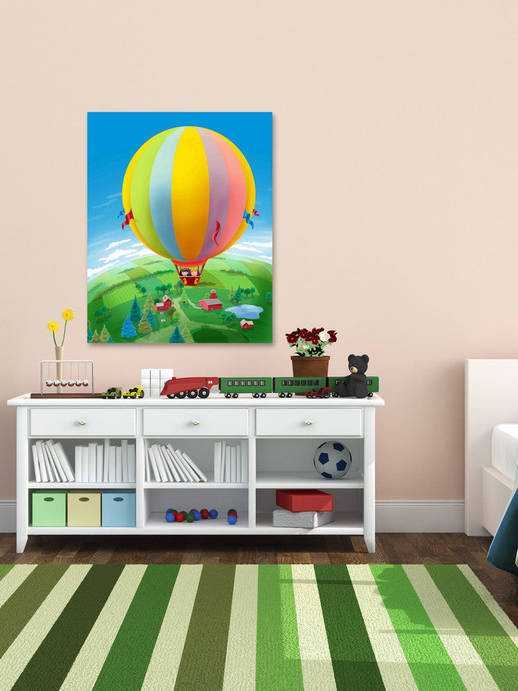 "Long Flight" Painting Print on Canvas by Curtis
