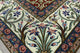 Authentic Persian Isfahan Hand Knotted Wool and Silk Rug, 5'x8'