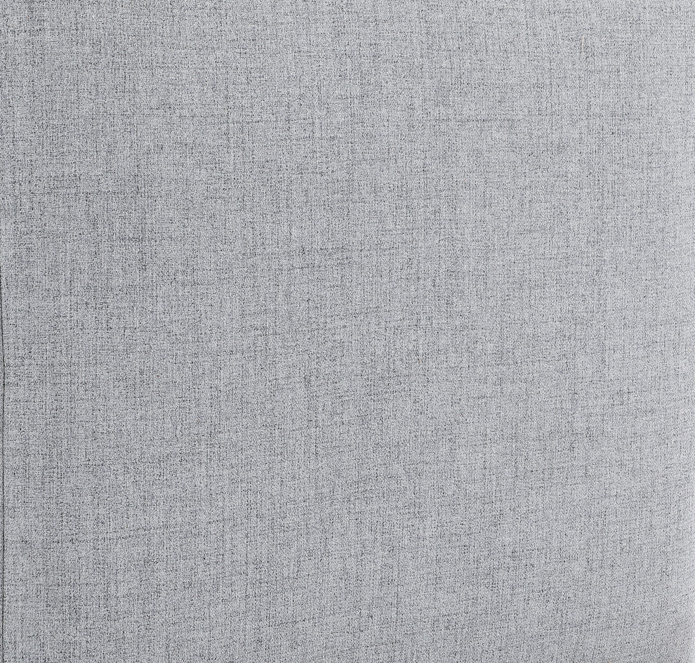 Cube Upholstered Modular Sofa, Gray, 2-Piece: 2 Armless Chair, Linen Texured Fabric