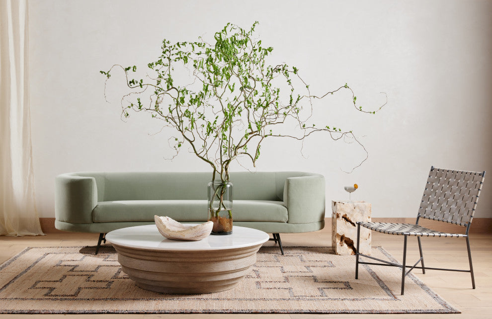 Faydon End Table-Romano Fosse Travertine