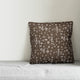 Whimsical Women, Brown Throw Pillow, 16"x16"
