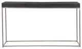 Uttermost Jase Black Concrete Console Table