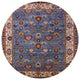 Ahgly Company Indoor Round Mid-Century Modern Area Rugs, 5' Round