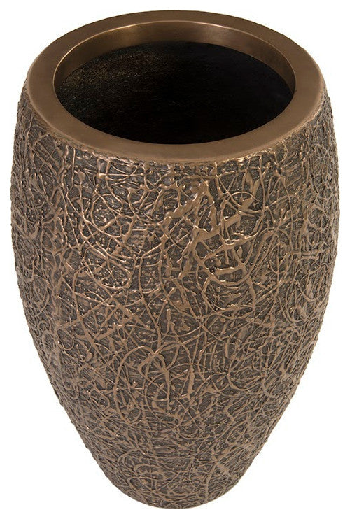 String Theory Planter, Bronze, Small