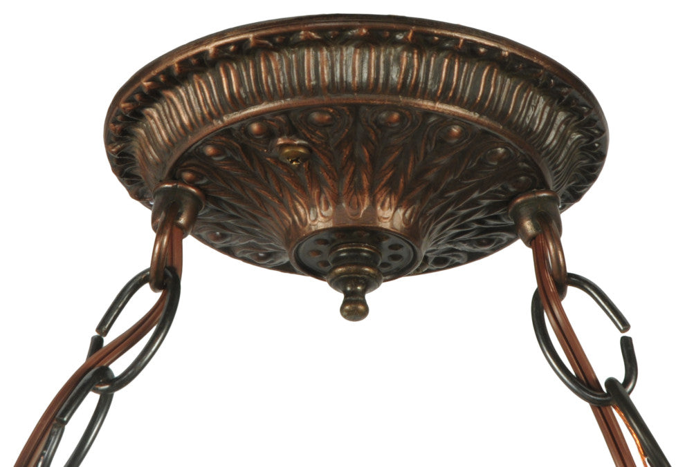 40L Tiffany Hanginghead Dragonfly Oblong Pendant
