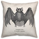 Scientific Bat 16x16 Throw Pillow