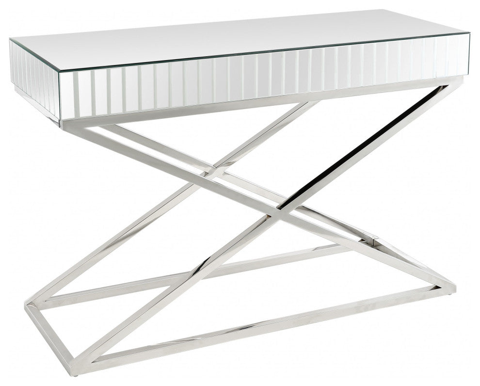 X Shaped Console Table