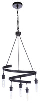 Tranquil Chandelier 5  Light  Flat Black