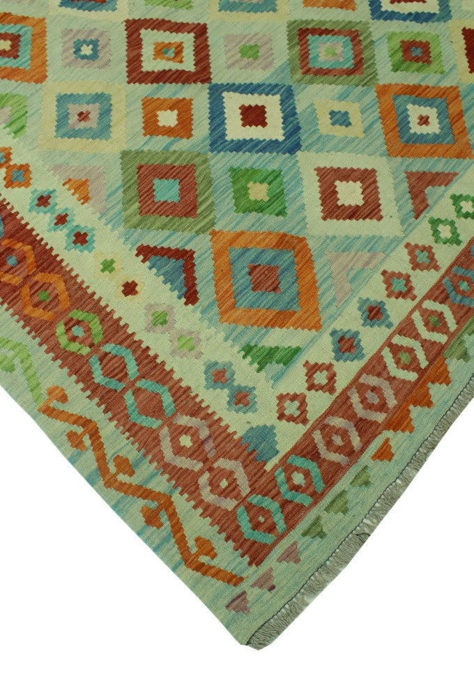 Sangat Kilim Bentleig Lt. Green Rug