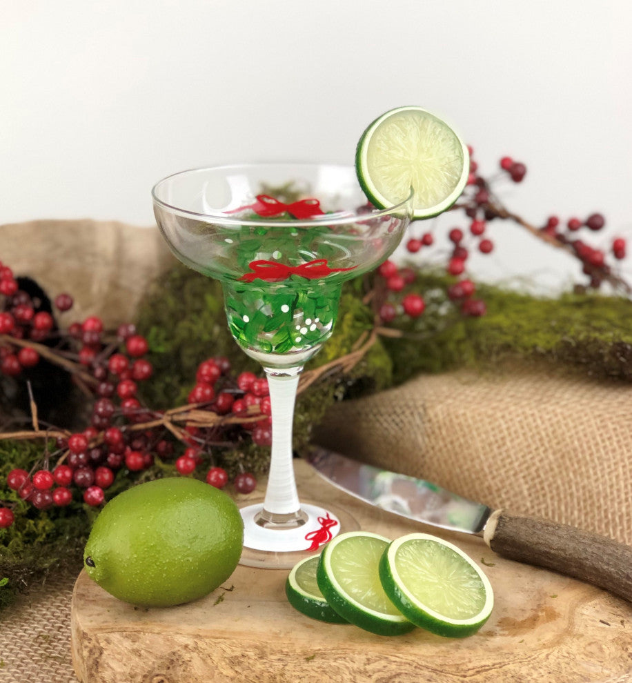 Mistletoe Margarita, Set of 2