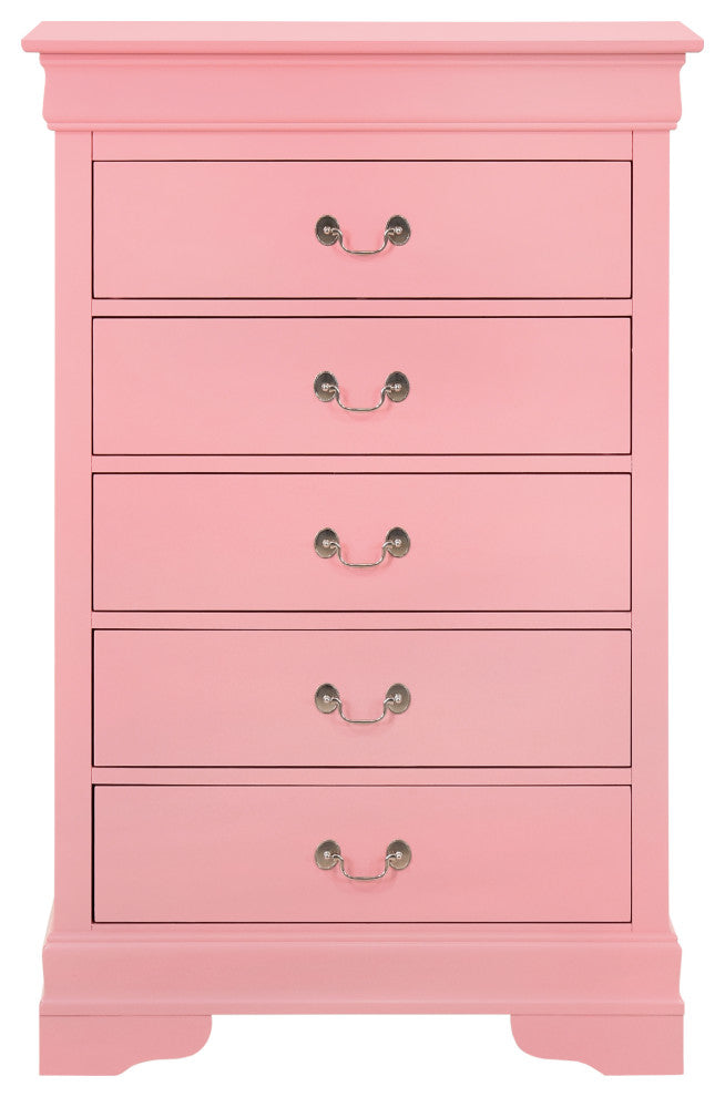 Louis Phillipe Chest, Pink