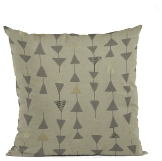 Pebble Manti Embroidery Luxury Throw Pillow, Double sided 26"x26"