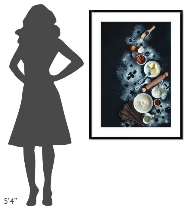 "Baking For Stargazers" Framed Digital Print by Dina Belenko, 32x44"
