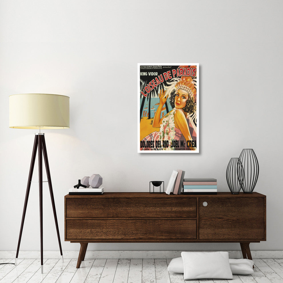 "Vintage Film Posters: Bird of Paradise "L'oiseau de Paradis" Print, 26"x38"