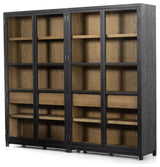 Millie Double Cabinet-Matte Black