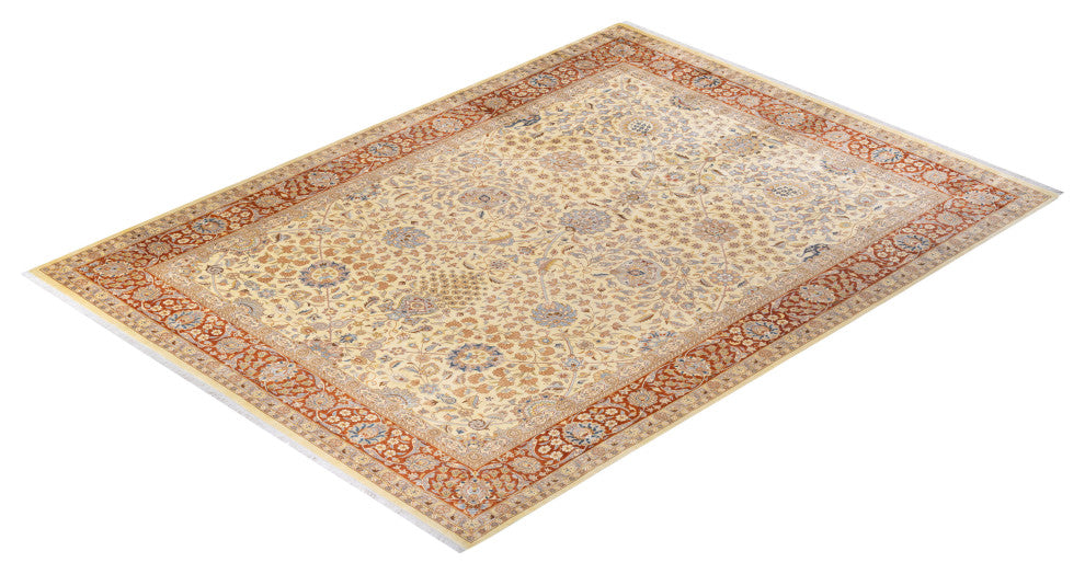 Mogul, One-of-a-Kind Hand-Knotted Area Rug Beige, 9'3"x12'4"
