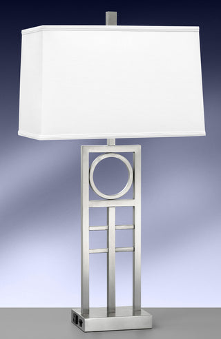 Twin-Light Double Nightstand Lamp, Single