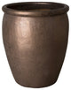 Round Pot Large, Metallic 29x33