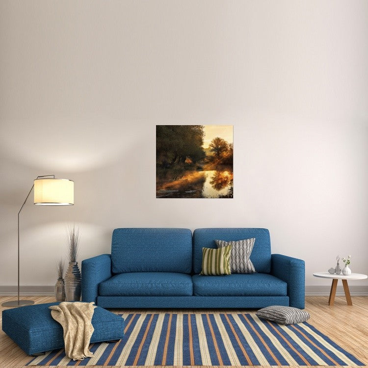 "When Nature Paints With Light" Stretched Canvas Giclee by Jimbi, 36x34"