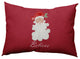 Believe in Santa Decorative Throw Pillow, Muted Red, 14"x20"