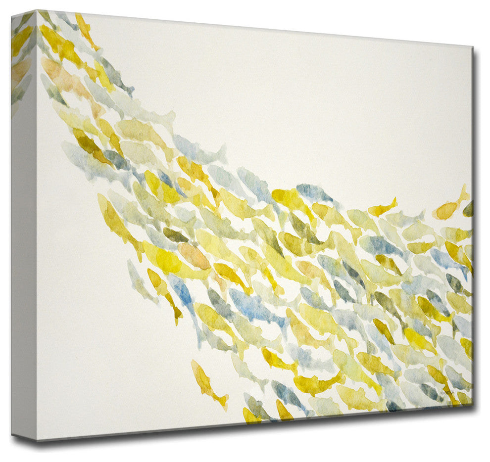 Ready2Hangart 'Upstream' By Norman Wyatt, Jr. Canvas Art , 12" Hx16" W